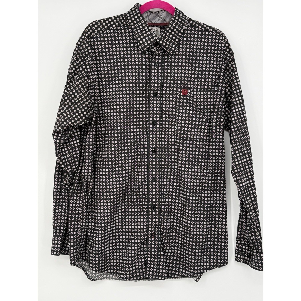 Cinch Men's Long Sleeve Button Up Medium